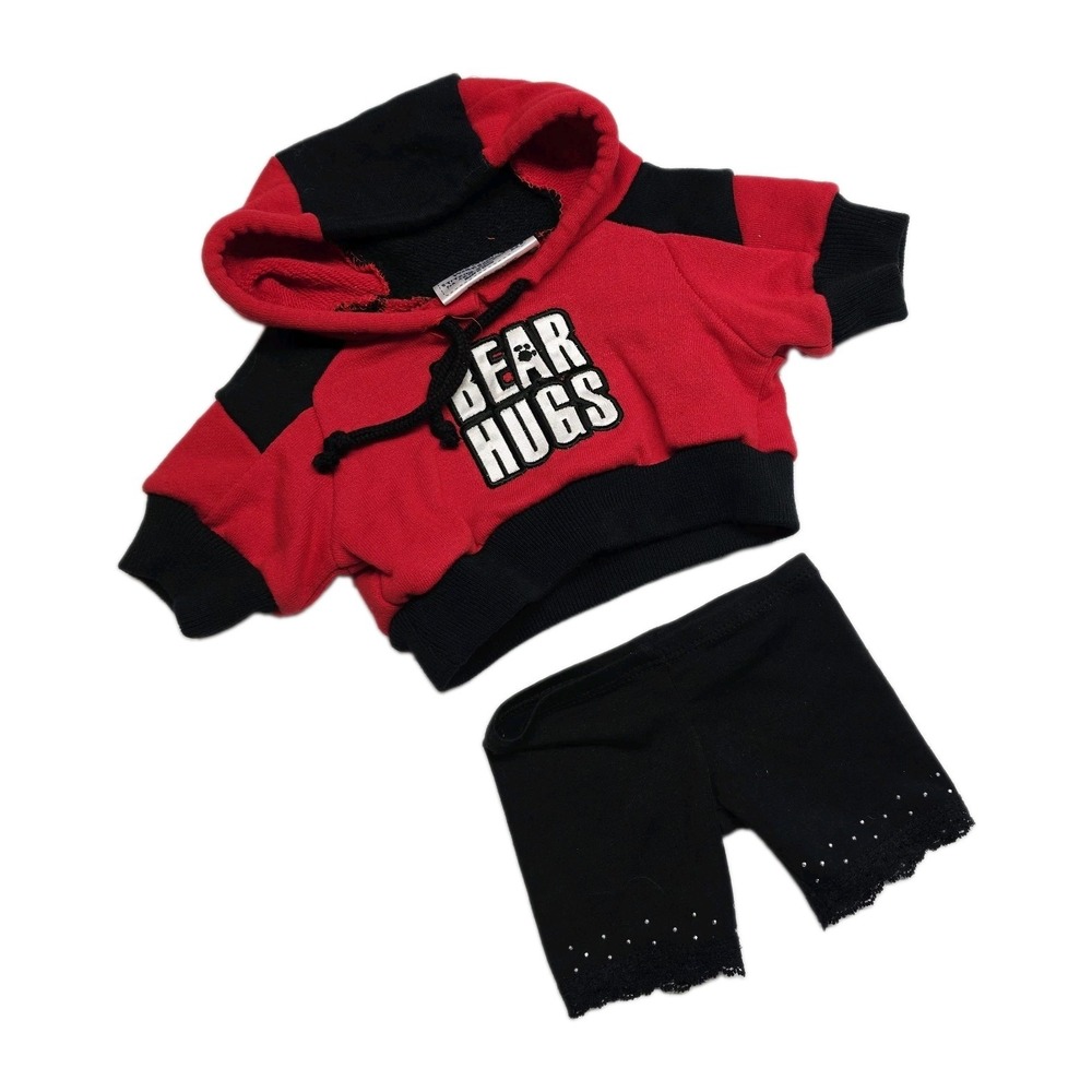 Build-A-Bear Bear Hugs Hoodie And Shorts